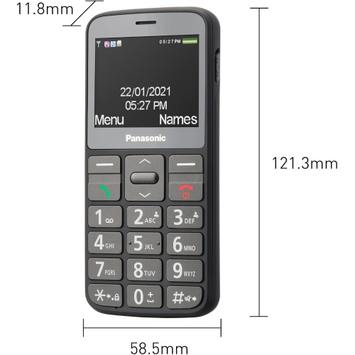 Мобільний телефон PANASONIC KX-TU160EXB в Ноутбукер.ua фото 4