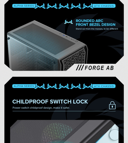 Корпус GAMEMAX Forge AB в Notebooker.ua фото 19
