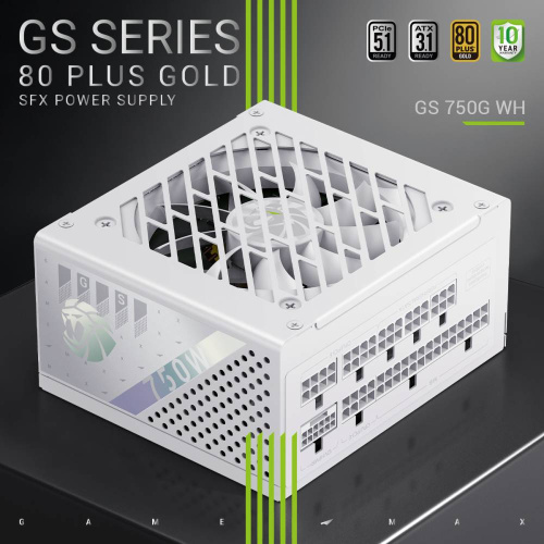 Блок живлення GAMEMAX GS 750G WH V25 в Notebooker.ua фото 3