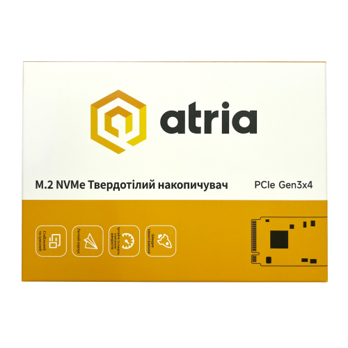 Накопичувач SSD ATRIA ATNVMX500S/512 в Ноутбукер.ua фото 3
