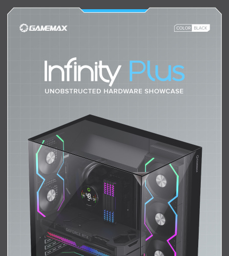 Корпус GAMEMAX Infinity Plus BK в Notebooker.ua фото 11