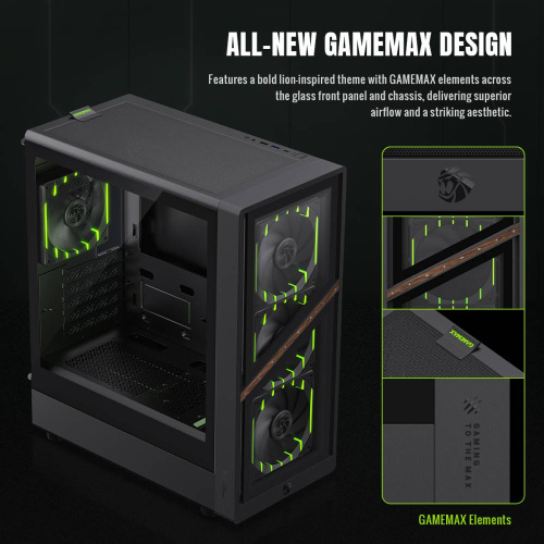 Корпус GAMEMAX AERIS 330 GB в Notebooker.ua фото 3