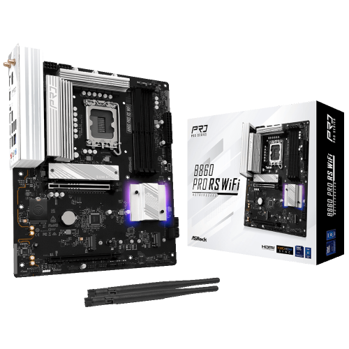 Материнська плата ASROCK B860 PRO RS WIFI в Notebooker.ua фото 2 Материнська плата ASROCK B860 PRO RS WIFI в Notebooker.ua фото 2