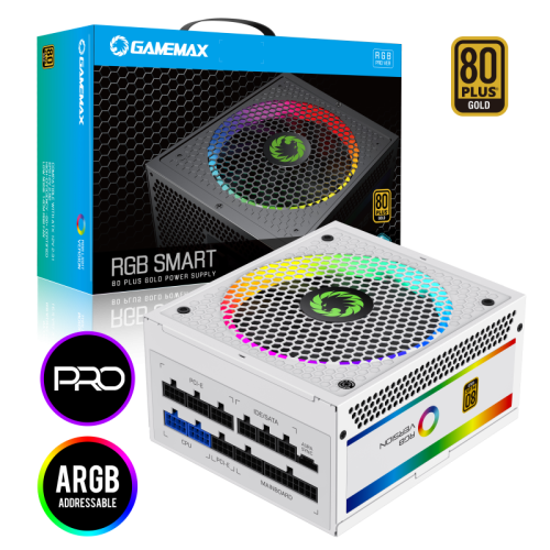 Блок живлення GAMEMAX RGB850 PRO WH в Ноутбукер.ua