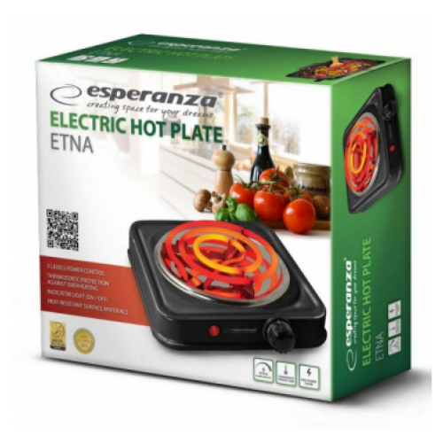 Електроплитка ESPERANZA EKH012K Electric Hot Plate в Ноутбукер.ua фото 3