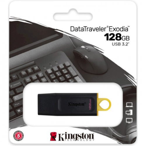 USB флеш накопичувач KINGSTON DTX/128GB в Ноутбукер.ua фото 5