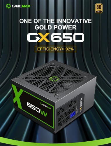 Блок живлення GAMEMAX GX-650 Modular в Ноутбукер.ua фото 17