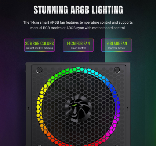 Блок живлення GAMEMAX RGB 750G в Ноутбукер.ua фото 19