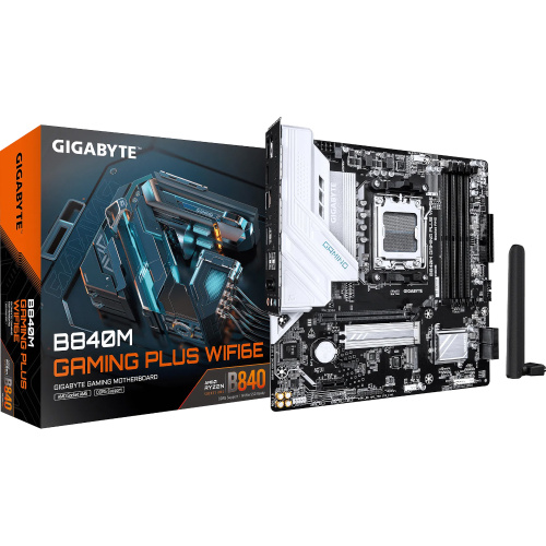 Материнська плата GIGABYTE B840M GAMING PLUS WIFI6E в Ноутбукер.ua фото 2