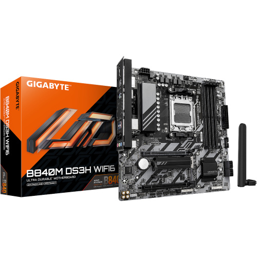 Материнська плата GIGABYTE B840M DS3H WIFI6 в Notebooker.ua фото 2