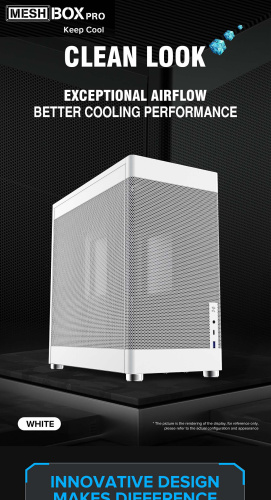 Корпус GAMEMAX MeshBox PRO WT в Ноутбукер.ua фото 11