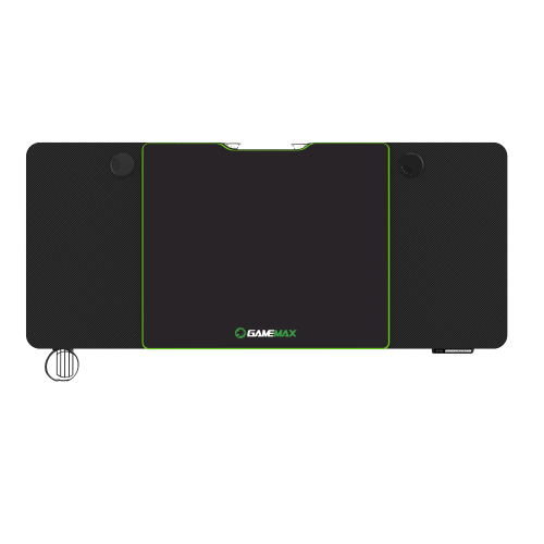 Геймерський стіл GAMEMAX D140-Carbon-EC2 в Ноутбукер.ua фото 2