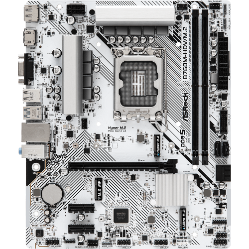 Материнська плата ASROCK B760M-HDV/M.2 в Notebooker.ua
