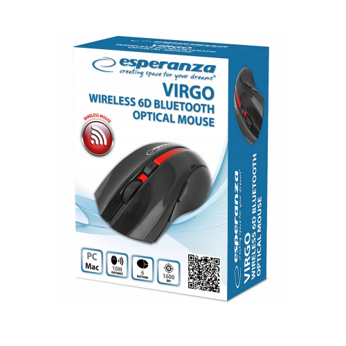 Мишка ESPERANZA EM129R 6D Virgo Red в Notebooker.ua фото 2