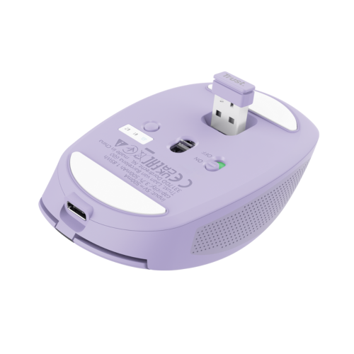 Мишка TRUST Ozaa Wireless Mouse purple (25384) в Ноутбукер.ua фото 5