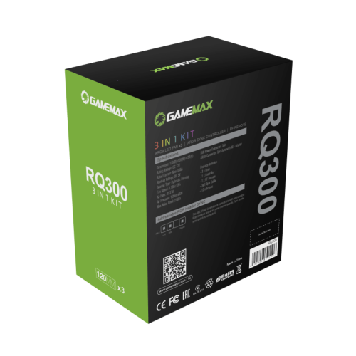 Кулер для корпуса GAMEMAX RQ 300 в Notebooker.ua фото 8 Кулер для корпуса GAMEMAX RQ 300 в Notebooker.ua фото 8