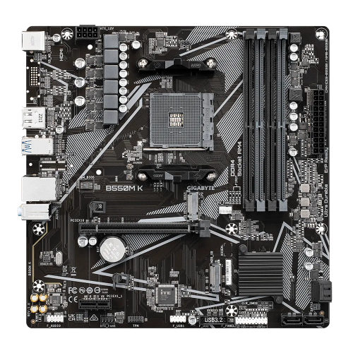 Материнська плата GIGABYTE B550M K в Notebooker.ua