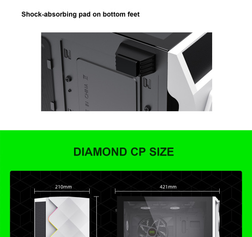 Корпус GAMEMAX White Diamond CP в Ноутбукер.ua фото 31