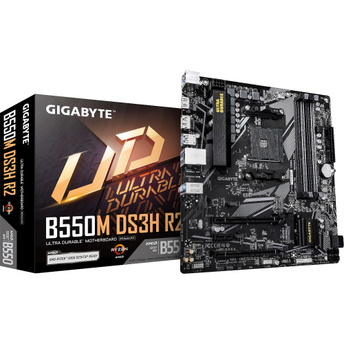 Материнська плата GIGABYTE B550M DS3H R2 в Notebooker.ua фото 2