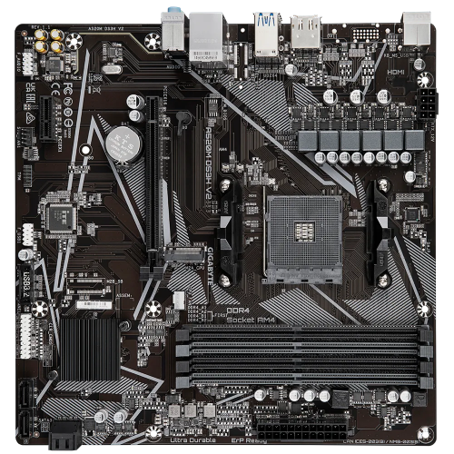 Материнська плата GIGABYTE A520M DS3H V2 в Ноутбукер.ua фото 2