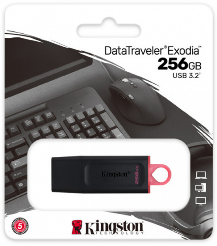 USB флеш накопичувач KINGSTON DTX/256GB в Ноутбукер.ua фото 5