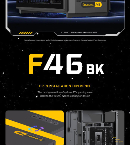 Корпус GAMEMAX F46 BK в Ноутбукер.ua фото 11