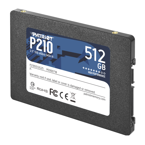 Накопичувач SSD PATRIOT P210S512G25 в Ноутбукер.ua фото 2