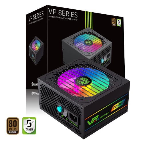 Блок живлення GAMEMAX VP 700S BK-RGB в Ноутбукер.ua фото 9
