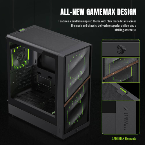 Корпус GAMEMAX AERIS 330 MB в Ноутбукер.ua фото 3