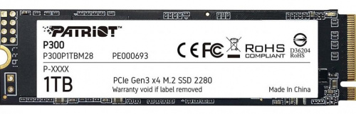 Накопичувач SSD PATRIOT P300P1TBM28 в Notebooker.ua