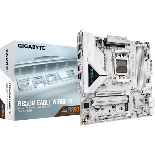 Материнська плата GIGABYTE B850M EAGLE WIFI6E ICE в Ноутбукер.ua фото 2