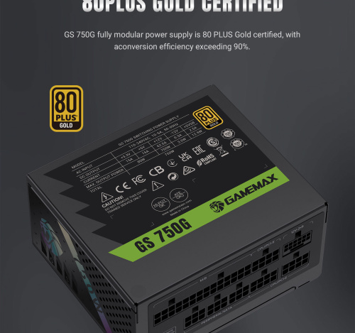 Блок живлення GAMEMAX GS 750G V25 в Notebooker.ua фото 21