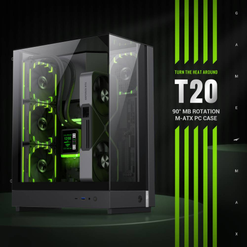 Корпус GAMEMAX T20 BK в Ноутбукер.ua фото 2