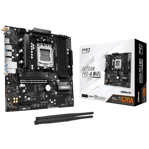 Материнська плата ASROCK A620AM PRO-A WIFI в Notebooker.ua фото 2