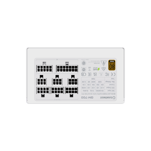 Блок живлення GAMEMAX GM-700 Modular white в Ноутбукер.ua фото 9