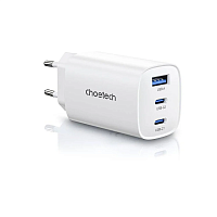 Зарядний пристрій CHOETECH GaN PD65W 3Ports (PD9006) в Ноутбукер.ua