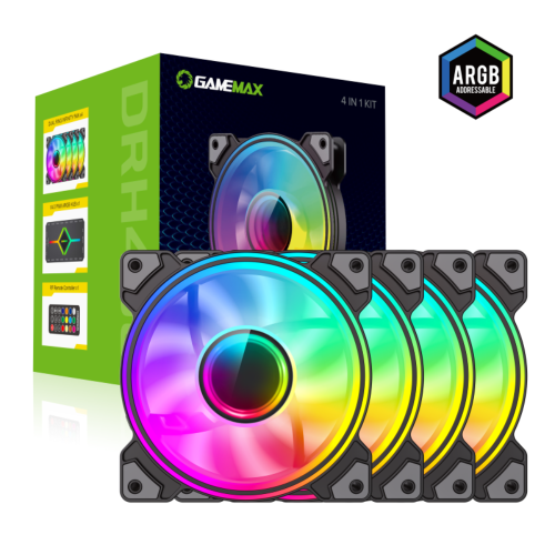 Кулер для корпуса GAMEMAX DRH400 в Notebooker.ua фото 6
