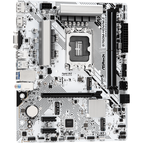 Материнська плата ASROCK B760M-HDV/M.2 в Notebooker.ua фото 2