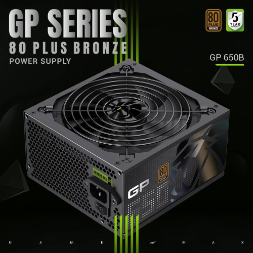 Блок живлення GAMEMAX GP 650B в Notebooker.ua фото 2 Блок живлення GAMEMAX GP 650B в Notebooker.ua фото 2
