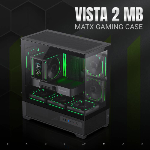 Корпус GAMEMAX VISTA 2 MB в Ноутбукер.ua фото 2