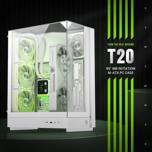 Корпус GAMEMAX T20 WH в Ноутбукер.ua фото 2