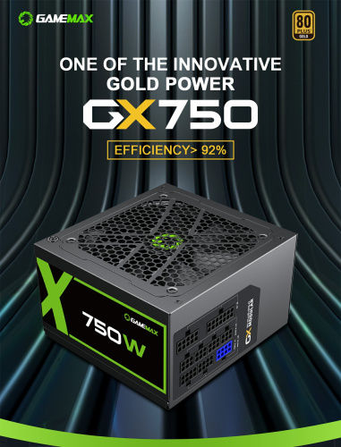 Блок живлення GAMEMAX GX-750 Modular в Ноутбукер.ua фото 15