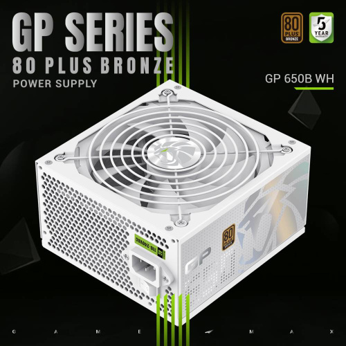 Блок живлення GAMEMAX GP 650B WH в Notebooker.ua фото 2