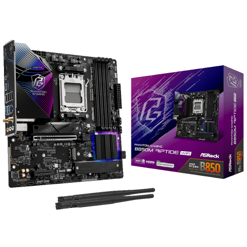 Материнська плата ASROCK B850M RIPTIDE WIFI в Notebooker.ua фото 6 Материнська плата ASROCK B850M RIPTIDE WIFI в Notebooker.ua фото 6