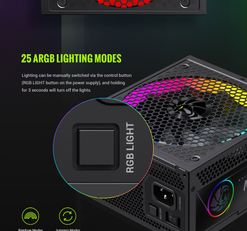 Блок живлення GAMEMAX RGB 750G в Ноутбукер.ua фото 18