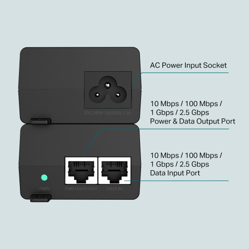 Адаптер PoE TP-LINK POE260S в Ноутбукер.ua фото 3