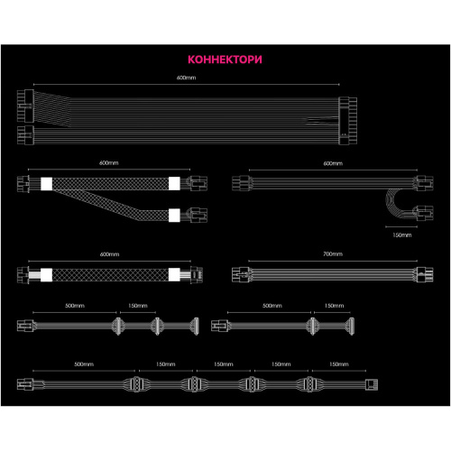 Блок живлення MSI MAG A850GL PCIE5 в Ноутбукер.ua фото 16